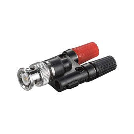 Wentronic 11401-GB Bnc Male to 2x 4mm Banana Female Audio Adaptor