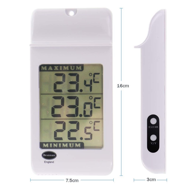 Digital Max Min Thermometer - Monitor Maximum and Minimum Temperatures