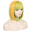 WildCos Short Bob Hair Wigs 14 Inches Straight Synthetic Cosplay