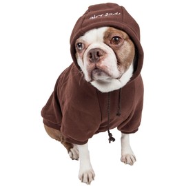 Pet Life ® Hooded Dog Sweater Made with Soft and Premium Plush Cotton - Dog Hoodie Pet Sweater Features Hook-and-Loop Closures for Easy Access and Machine Washable