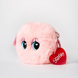 Furriky [Furriky]Glow Pink Furry Pouch Keyring