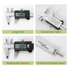SCITOOLS Digital Caliper 0-8" Measuring Tool with Metal Ruler, Micrometer