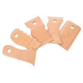 jojofuny 5pcs Pottery Tool Set Clay Sculpture Shaping Tool Kit Material for Long-Lasting Use