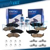 Front Rear Ceramic Brake Pads for Dodge Durango Ram 1500