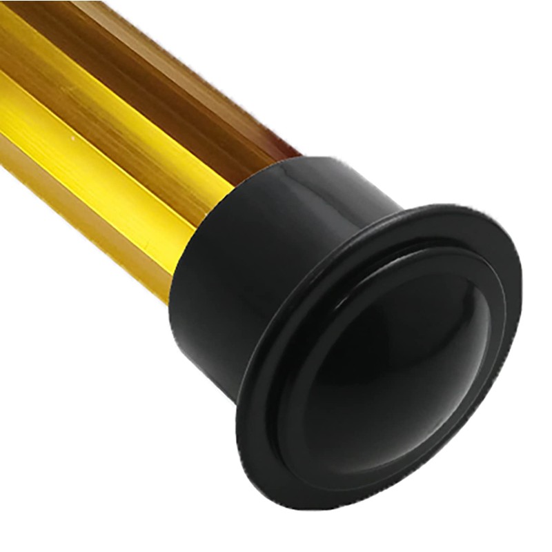 ZZLZX 4PCS Window Curtain Rod Cap Finials for 1.1inch Diameter