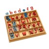 Elite Montessori Wooden Movable Alphabet with Box Preschool Spelling Learning...