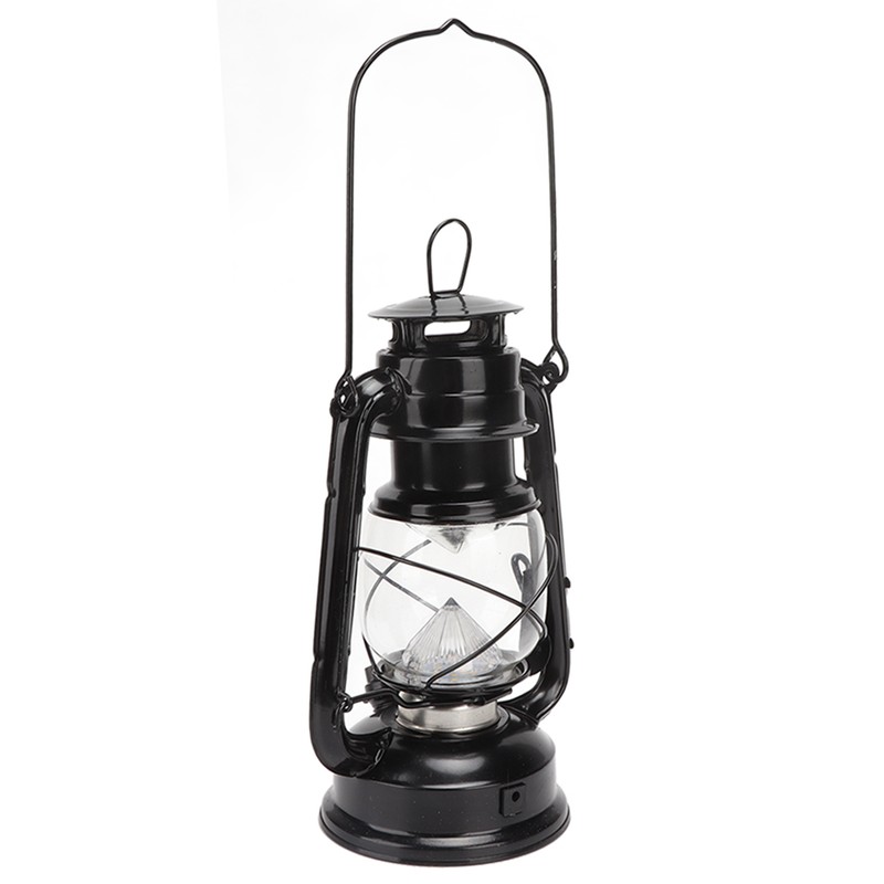 Vintage Camping Lantern 24h Battery Life USB Charging Detachable Lampshade