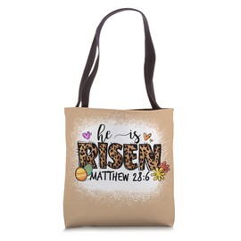 He is Risen Christian Easter Tote Bag