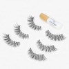 (Multi Pack- 3 Pairs) Eylure Texture #117 False Eyelashes, Black