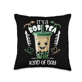 Boba Tapioca Pearls Tea-Based Drink Bubble Milk Tea 2025 Throw Pillow