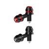 Riloer Motorcycle Handlebar Grips Bar End Slider Cap Plug, CNC