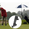 Golfs Umbrella Holder, Universal Adjustable Golfs Push Trolley Umbrella Holder