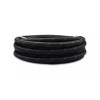 Vibrant 11986B -6 AN Two-Tone Black/Blue Nylon Braided Flex Hose