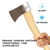 Prandi Axes Yankee C45 Forged Carbon Steel Hatchet - Hickory