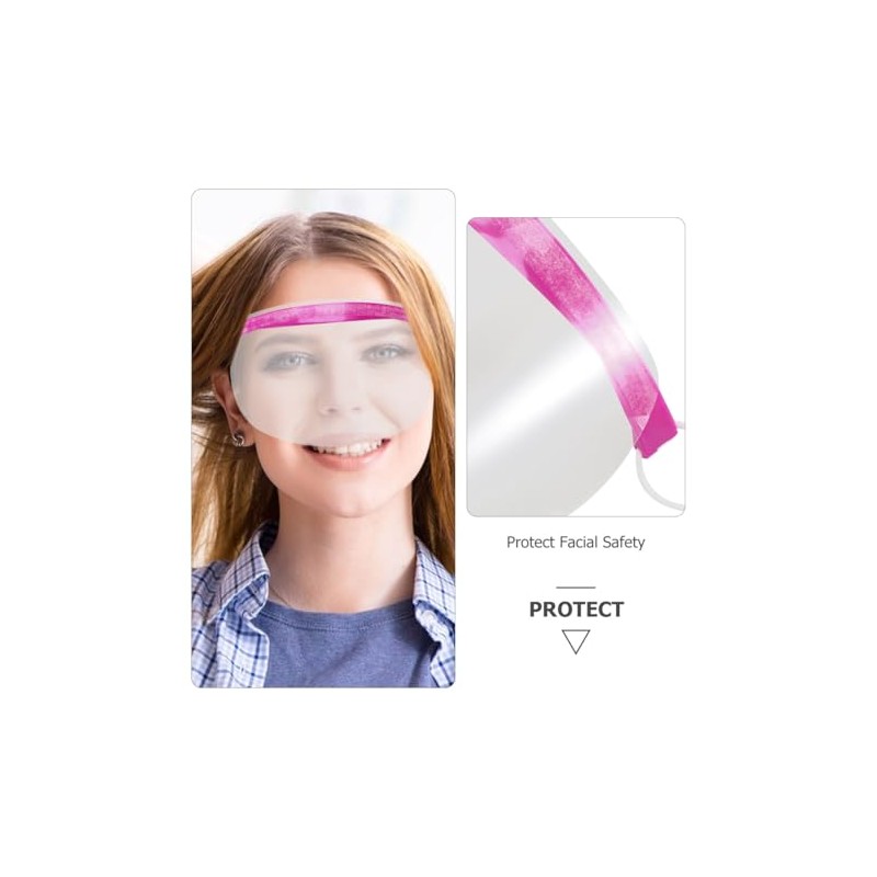 BESTYASH Cubiertas De Ojo Para Corte De Pelo Visera Transparente