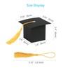 KATOOM 30pcs Graduation Sweet Boxes,6CM*6CM Doctoral Cap Shaped Gift Box