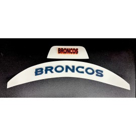 3D Bumpers - Broncos Flex Set for a Full Size Helmet
