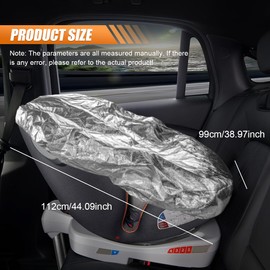 DUSCOKE Baby Car Seat Sun Shade Cover - Reflective UV Protection Infant Car Seats Heat Protector - Heat Insulation Seat Cooler Cover Auto Travel Accessories Keep Toddler Baby Seats at Cool Temp