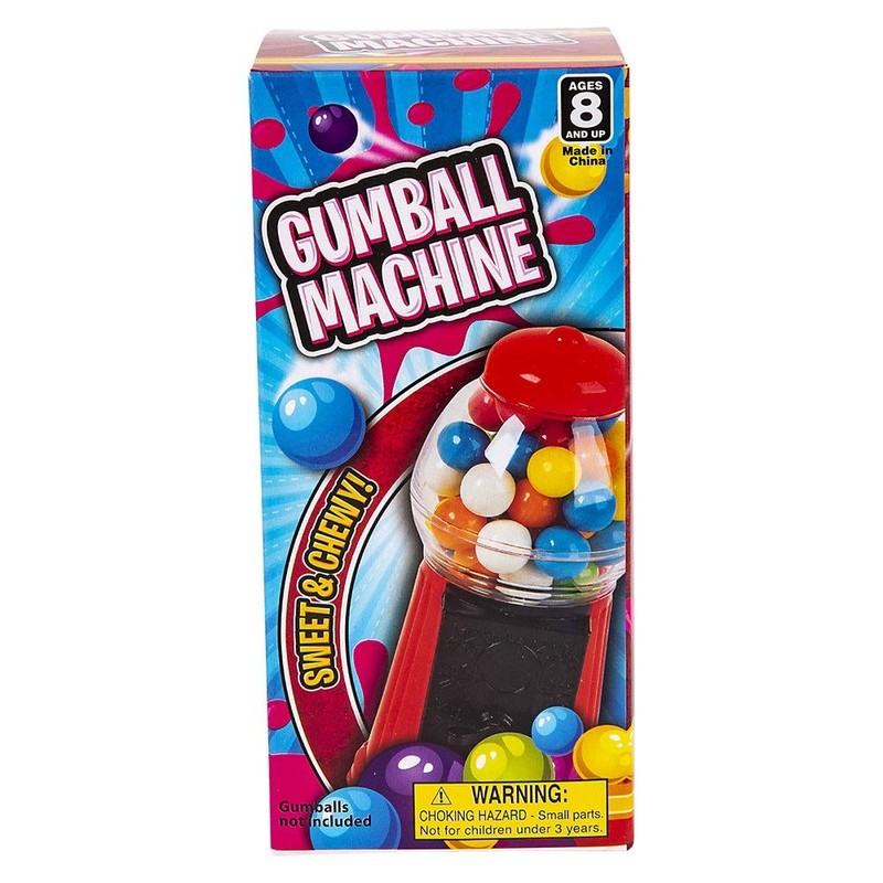 Zugar Land 6.5" Bubble Gum Gumball Machine (1 Pack)