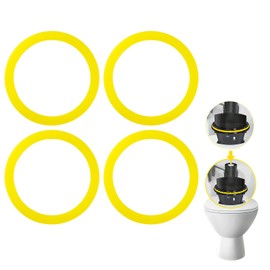 4-Pack Flush Valve Seal GP1059291 Silicone Replacement- Durable Toilet Tank Seal, Universal Fit for K-GP1059291 Compatible Models