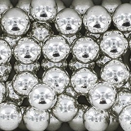 Silver Dragees 8mm, 2 Pounds by Chef Alan Tetreault