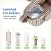 mommore Stroller Organizer with Insulated Cup Holders, Adjustable Stroller Caddy
