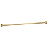 Moen Brushed Gold 44-72-Inch Adjustable Tension Mounted Straight Shower Curtain
