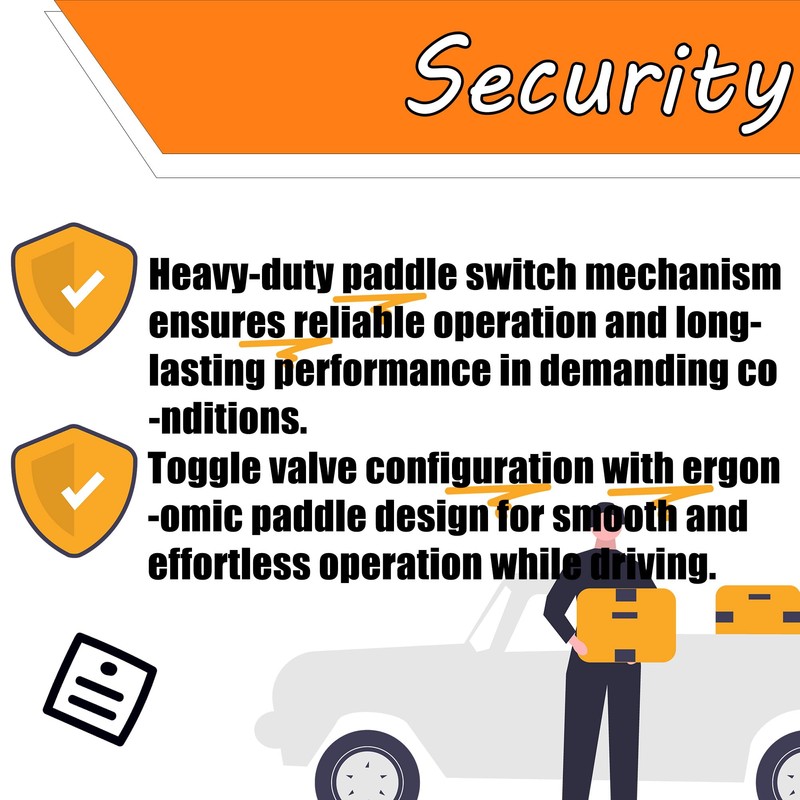 LEVANLIGHT Air Electric Toggle Valve Paddle Switch Perfectly Compatible for