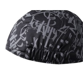 BikingBros Skull Cycling Cap - Polyester Skeleton Cycling Hat-Under Helmet - Funny Cycling Helmet Liner Breathable&Sweat Uptake One Size