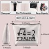 BDPWSS Math Teacher Makeup Bag Funny Math Lover Gift It's