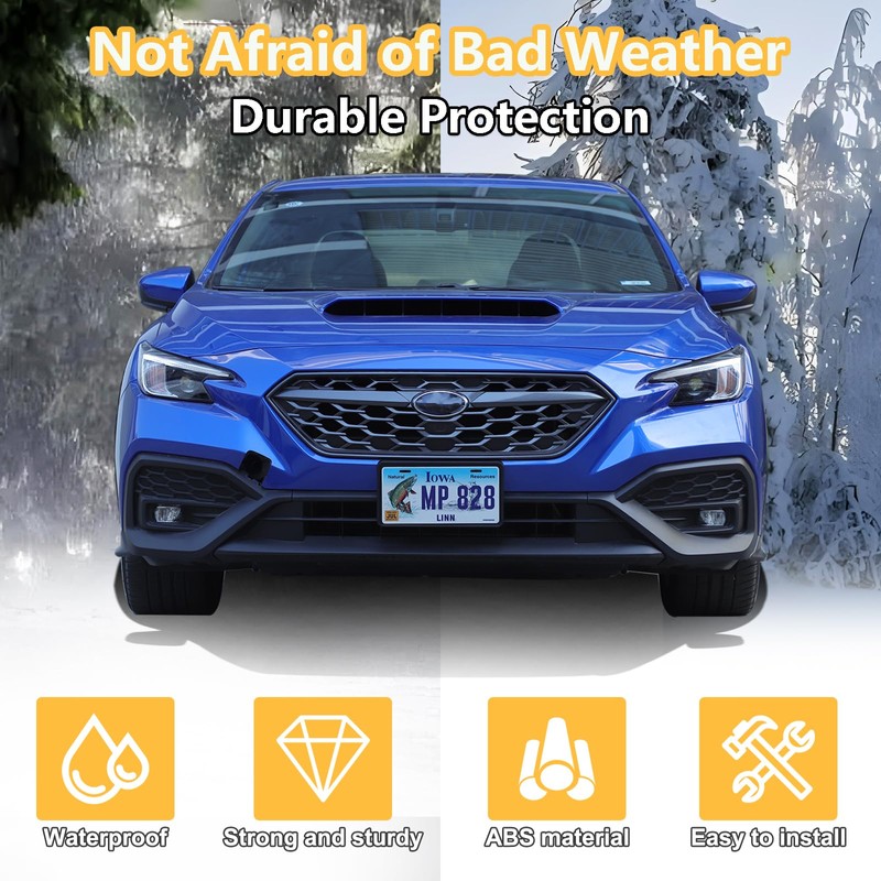 License Plate Frame Bracket Compatible with Subaru WRX 2022-2025,ABS Tag