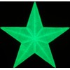 Glow in The Dark Star - Embroidered Iron On Patch