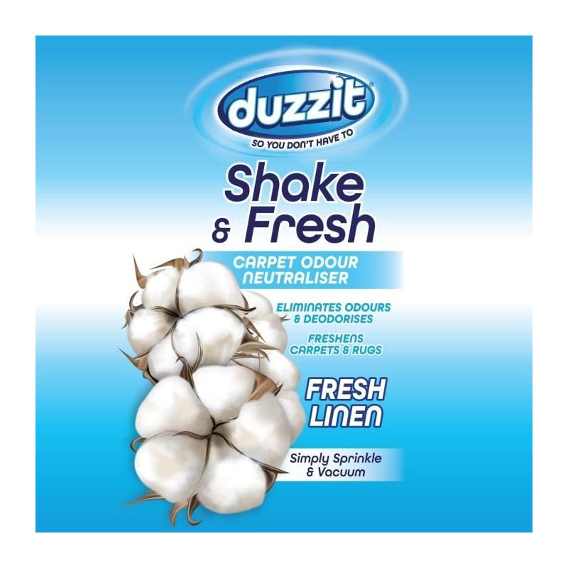 Duzzit Shake & Fresh Carpet Odour Neutraliser 500g – Pick
