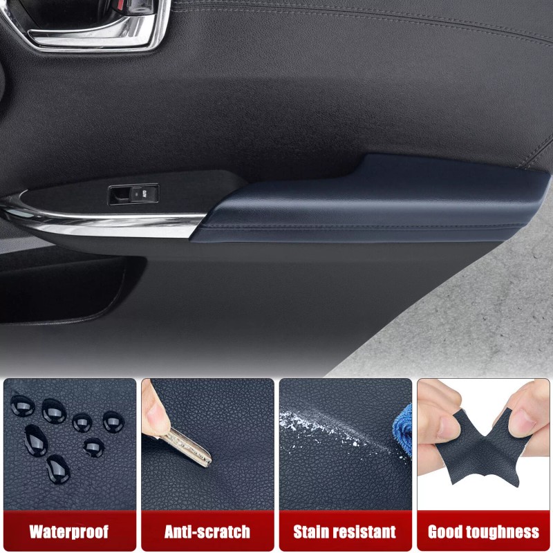 KBH Fits 2013-2018 Toyota Avalon Front Door Panel Leather Armrest