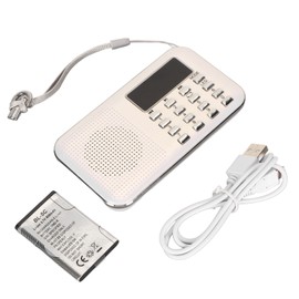 Mini Plug in Speaker Outdoor Portable HIFI Radio Speaker Small Multifunction Sound Player for The Elderly