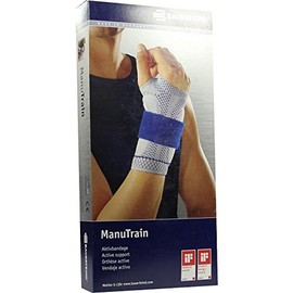 Manutrain Wrist Support Left Size 3 Black Pack of 1