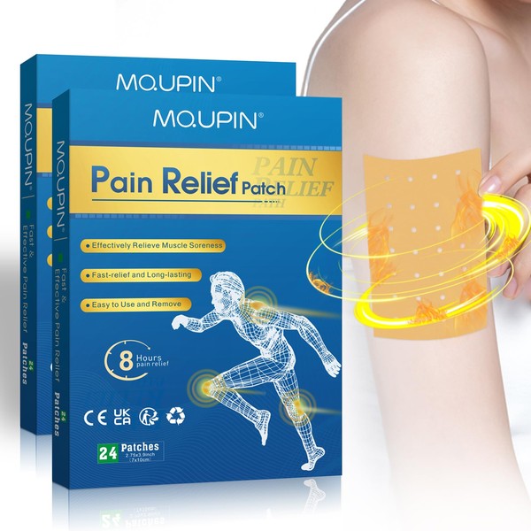 Pain Relax Patches Heat Patches 48 Pcs, Knee Patches for