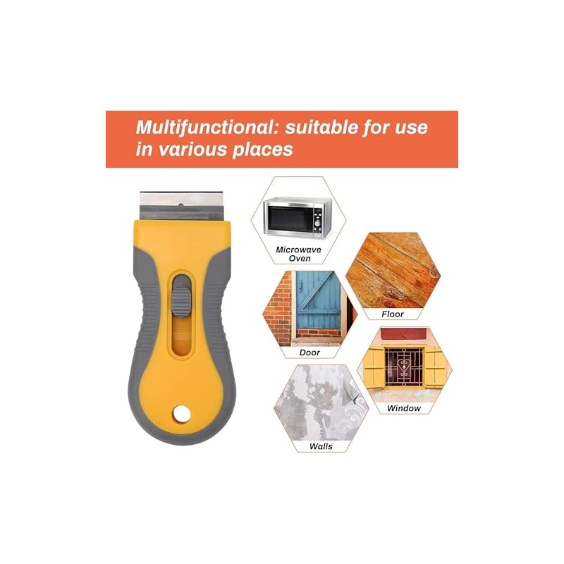 Razor Blade Scrape with 20pcs Extra Blades, Scraper Tool, Razor