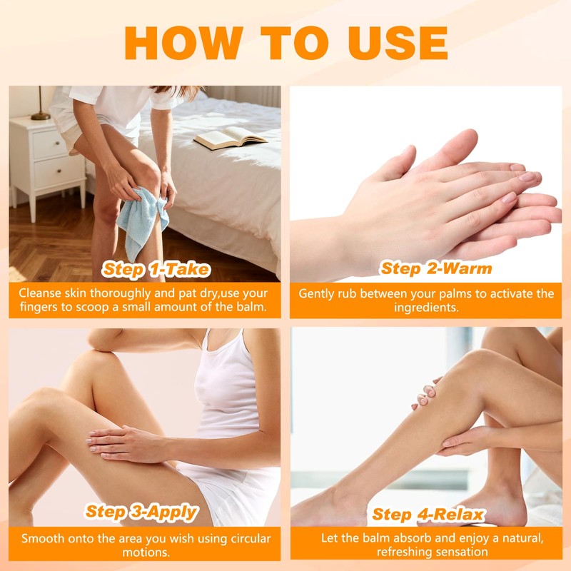 2PCS Nerve Relief Balm for Neuropathy, Natural Joint Care Soothing
