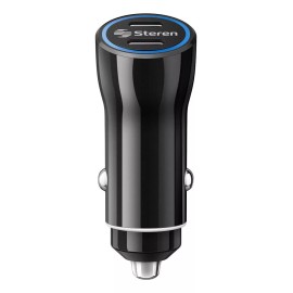 Steren Cargador Usb C Doble Power Delivery De 40 W Para Auto Color Negro