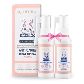 Abera Hanoko Anti-Caries Oral Spray, Toddler Toothpaste Helper for Cavity Repair and Fresh Breath, Children Anticavity with Fluoride Free for Newborn to Preschoolers, 1.35 fl Oz