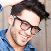 retroUV® Horn glasses without bars for women and men, nerd