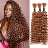 Human Braiding Hair 3 Bundles/Pack 150g Curly Deep Wave Human
