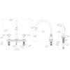Pfister Sonterra 2-Handle Kitchen Sink Faucet with Side Sprayer High