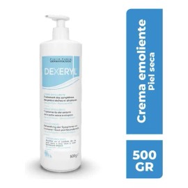 Crema corporal Emoliante para Piel Seca Pierre Fabre Dexeryl de 500mL/500g Hecha en Francia