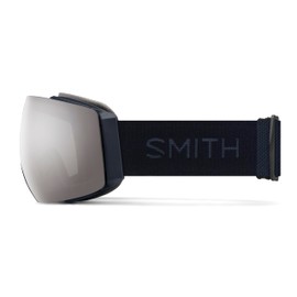 SMITH I/O MAG Goggles with ChromaPop Lens – Performance Snowsports Goggles with Easy Lens Change Technology for Skiing & Snowboarding – for Men & Women – Midnight Navy + Sun Platinum Mirror