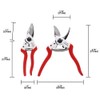 Zenport QZ406 Small Professional Pruner, .8-Inch Cut, 7.25-Inch Long