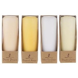 D&D 2" x 5" Scented Pillar Candle in Brown Box - Assorted Case Pack 48