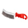 Wire Brush, High Performance Wire Hand Brush with Polyurethane Handle,