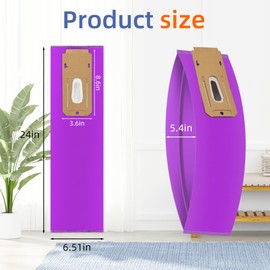 Upgraded 6 Pack Type CC HEPA Upright Vacuum Cleaner Bags AK1CC6H CCPK8DW Replacement for All Oreck Elevate Models X3,X5,XL7,XL21,2000,3000,4000,8000,9000 series,Replaces Part # CCPK8, AK1CC6A